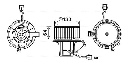 AVA QUALITY COOLING Vnútorný ventilátor MS8640 1