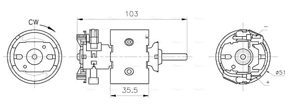 AVA QUALITY COOLING Vnútorný ventilátor MS8783 1