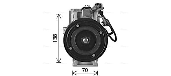 AVA QUALITY COOLING Kompresor klimatizácie MSAK759 1