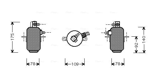 AVA QUALITY COOLING Vysúžač klimatizácie MSD081 1