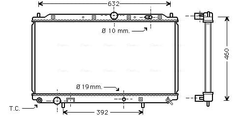 AVA QUALITY COOLING Chladič motora MT2116 1