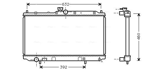 AVA QUALITY COOLING Chladič motora MT2142 1