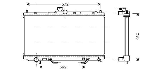 AVA QUALITY COOLING Chladič motora MT2153 1