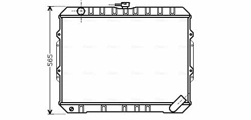AVA QUALITY COOLING Chladič motora MT2187 1