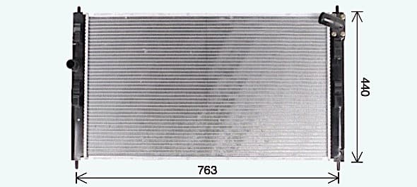 AVA QUALITY COOLING Chladič motora MT2274 1