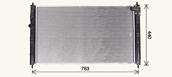 AVA QUALITY COOLING Chladič motora MT2275 1