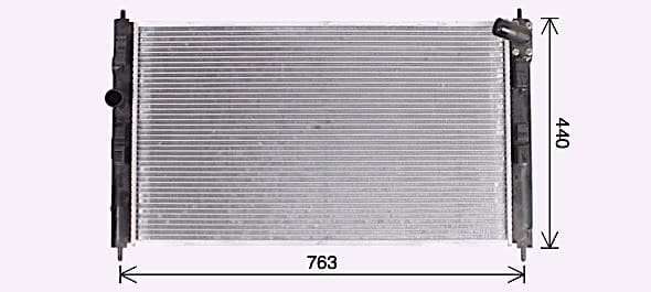 AVA QUALITY COOLING Chladič motora MT2276 1