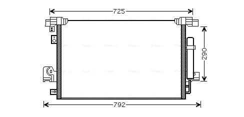 AVA QUALITY COOLING Kondenzátor klimatizácie MT5210D 1