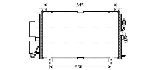 AVA QUALITY COOLING Kondenzátor klimatizácie MT5213D 1