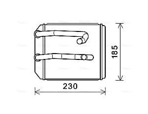 AVA QUALITY COOLING Výmenník tepla vnútorného kúrenia MT6260 1