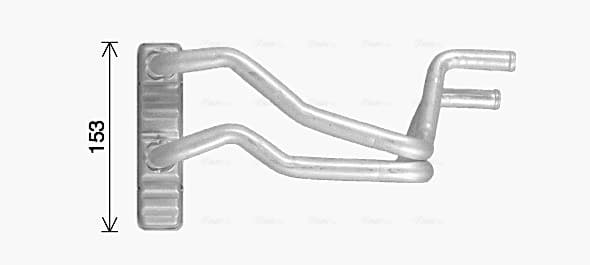 AVA QUALITY COOLING Výmenník tepla vnútorného kúrenia MT6287 1