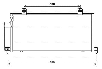 AVA QUALITY COOLING Kondenzátor klimatizácie MTA5221D 1