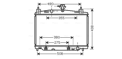 AVA QUALITY COOLING Chladič motora MZ2212 1