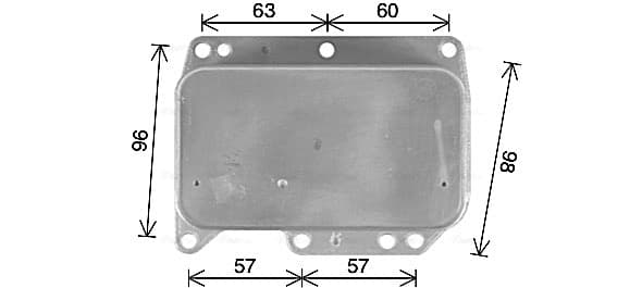AVA QUALITY COOLING Chladič motorového oleja OL3710 1