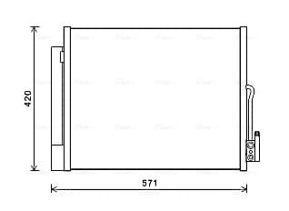 AVA QUALITY COOLING Kondenzátor klimatizácie OL5560D 1