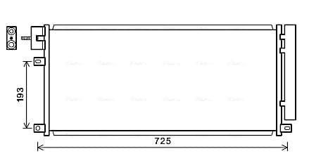 AVA QUALITY COOLING Kondenzátor klimatizácie OL5634D 1
