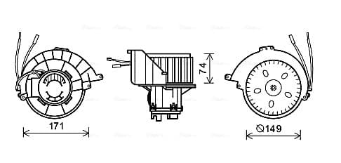 AVA QUALITY COOLING Vnútorný ventilátor OL8627 1