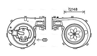 AVA QUALITY COOLING Vnútorný ventilátor OL8630 1