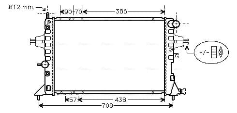 AVA QUALITY COOLING Chladič motora OLA2329 1