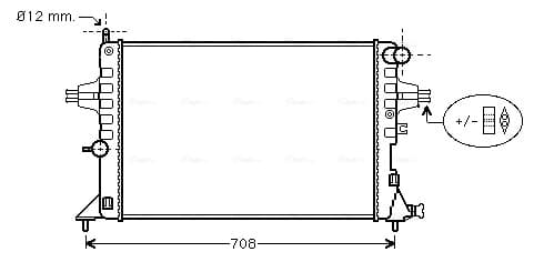 AVA QUALITY COOLING Chladič motora OLA2296 1