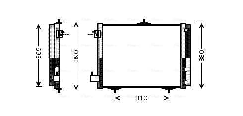 AVA QUALITY COOLING Kondenzátor klimatizácie PEA5295D 1