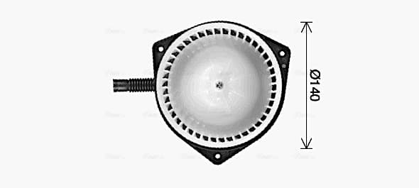 AVA QUALITY COOLING Vnútorný ventilátor PE8428 1