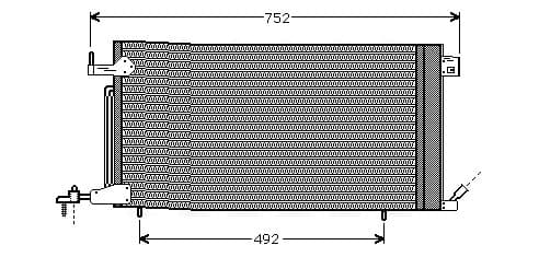 AVA QUALITY COOLING Kondenzátor klimatizácie PEA5187 1