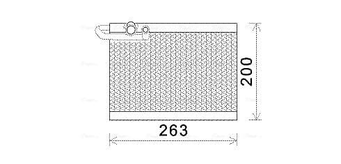 AVA QUALITY COOLING Výparník klimatizácie PEV351 1