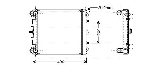 AVA QUALITY COOLING Chladič motora PR2023 1