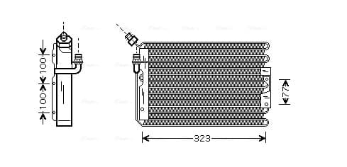 AVA QUALITY COOLING Kondenzátor klimatizácie PR5042 1