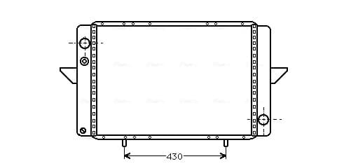 AVA QUALITY COOLING Chladič motora RT2107 1