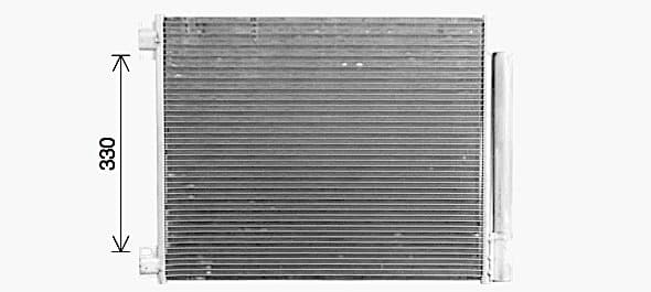 AVA QUALITY COOLING Kondenzátor klimatizácie RT5653D 1