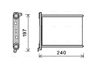 AVA QUALITY COOLING Výmenník tepla vnútorného kúrenia RT6569 1