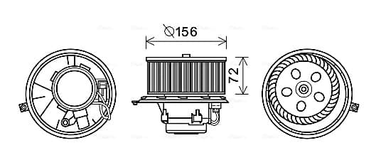 AVA QUALITY COOLING Vnútorný ventilátor RT8581 1