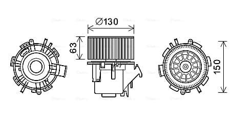 AVA QUALITY COOLING Vnútorný ventilátor RT8599 1