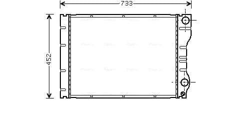 AVA QUALITY COOLING Chladič motora RTA2293 1