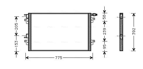 AVA QUALITY COOLING Kondenzátor klimatizácie RTA5280 1
