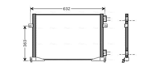 AVA QUALITY COOLING Kondenzátor klimatizácie RTA5400 1