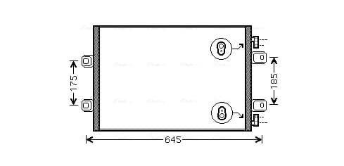 AVA QUALITY COOLING Kondenzátor klimatizácie RTA5406 1