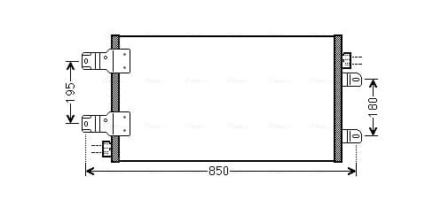 AVA QUALITY COOLING Kondenzátor klimatizácie RTA5443 1