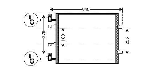 AVA QUALITY COOLING Kondenzátor klimatizácie RTA5459 1