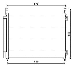 AVA QUALITY COOLING Kondenzátor klimatizácie RTA5466D 1