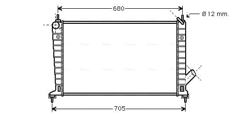AVA QUALITY COOLING Chladič motora SB2035 1