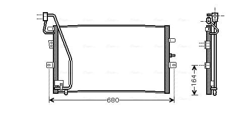 AVA QUALITY COOLING Kondenzátor klimatizácie SB5056 1