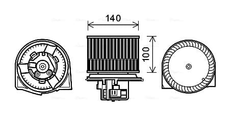 AVA QUALITY COOLING Vnútorný ventilátor SB8078 1