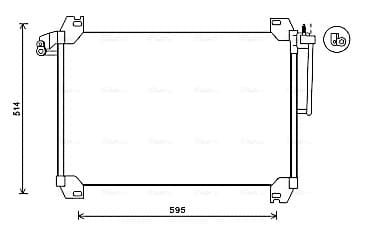 AVA QUALITY COOLING Kondenzátor klimatizácie SBA5074 1