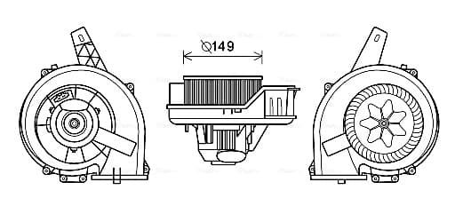 AVA QUALITY COOLING Vnútorný ventilátor ST8044 1