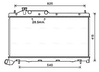 AVA QUALITY COOLING Chladič motora SU2105 1