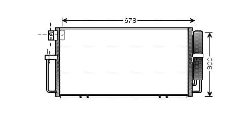 AVA QUALITY COOLING Kondenzátor klimatizácie SU5064D 1