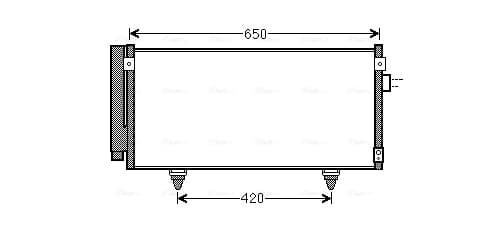 AVA QUALITY COOLING Kondenzátor klimatizácie SU5077D 1